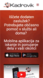 Mobile Screenshot of kadrovik.si